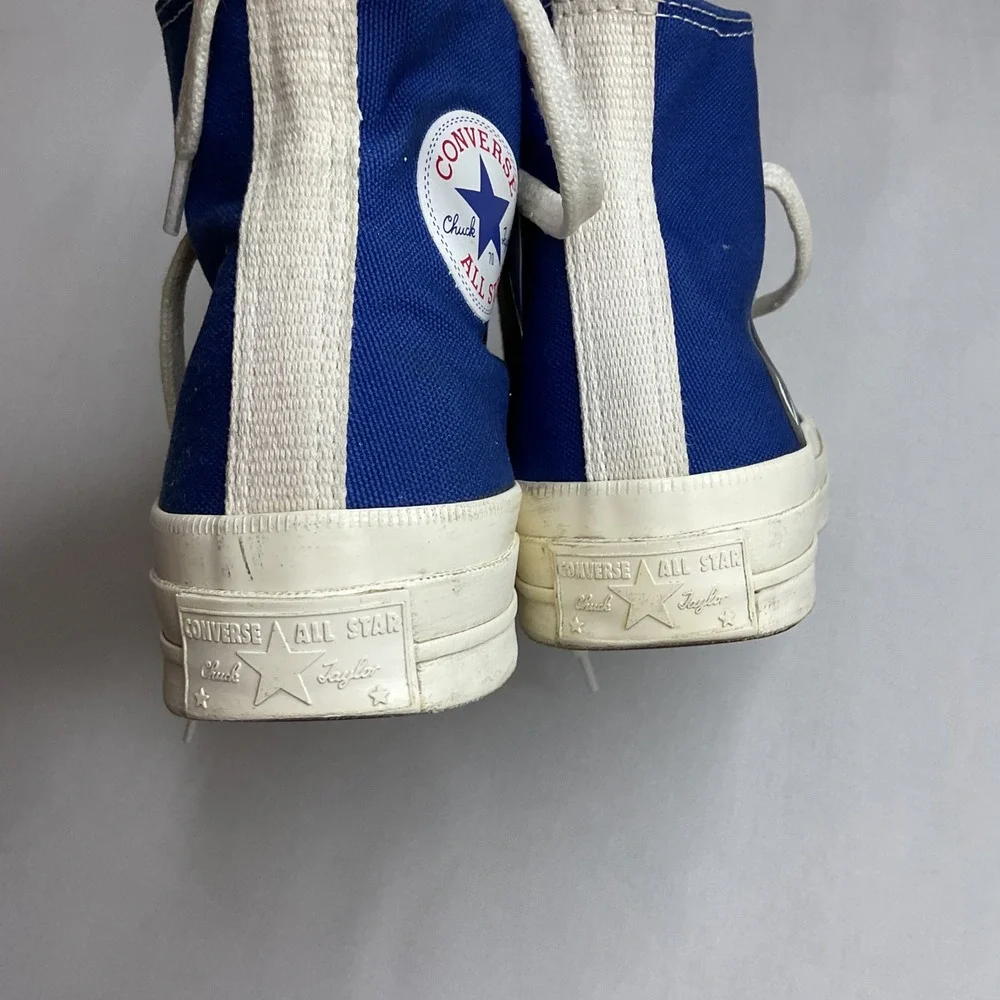 Converse x CDG PLAY Chuck 70 High Top Heart Sneakers 171846C Mens 3 Womens 5